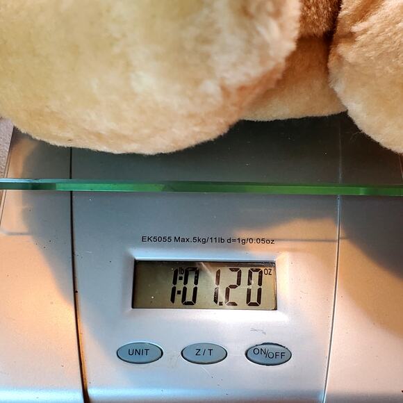 15" Jointed Tan Plush Stuffed Teddy Bear Posable Craft Vintage 1990s Kel-Toy - Picture 8 of 8